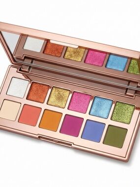 Vibrant 12-Color Eyeshadow Palette — Multi-Color Glam